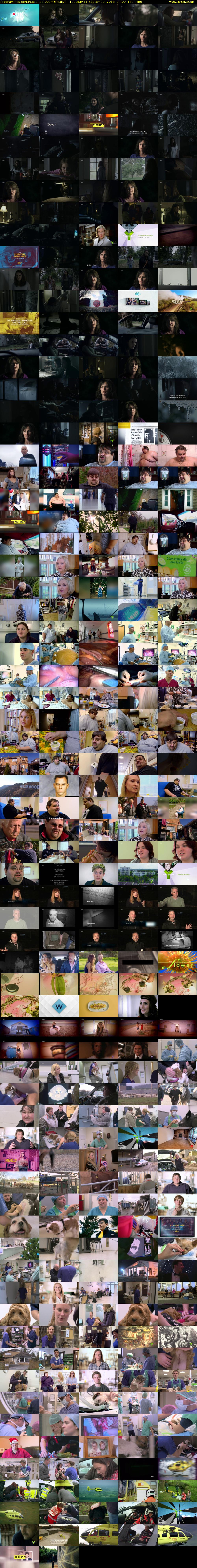 Programmes continue at 08:00am (Really) Tuesday 11 September 2018 04:00 - 07:00