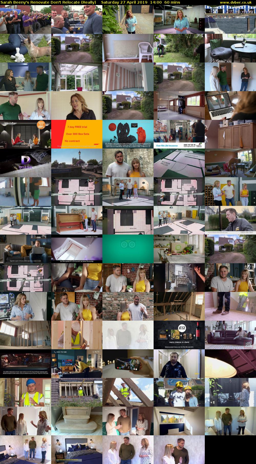 Sarah Beeny's Renovate Don't Relocate (Really) Saturday 27 April 2019 14:00 - 15:00