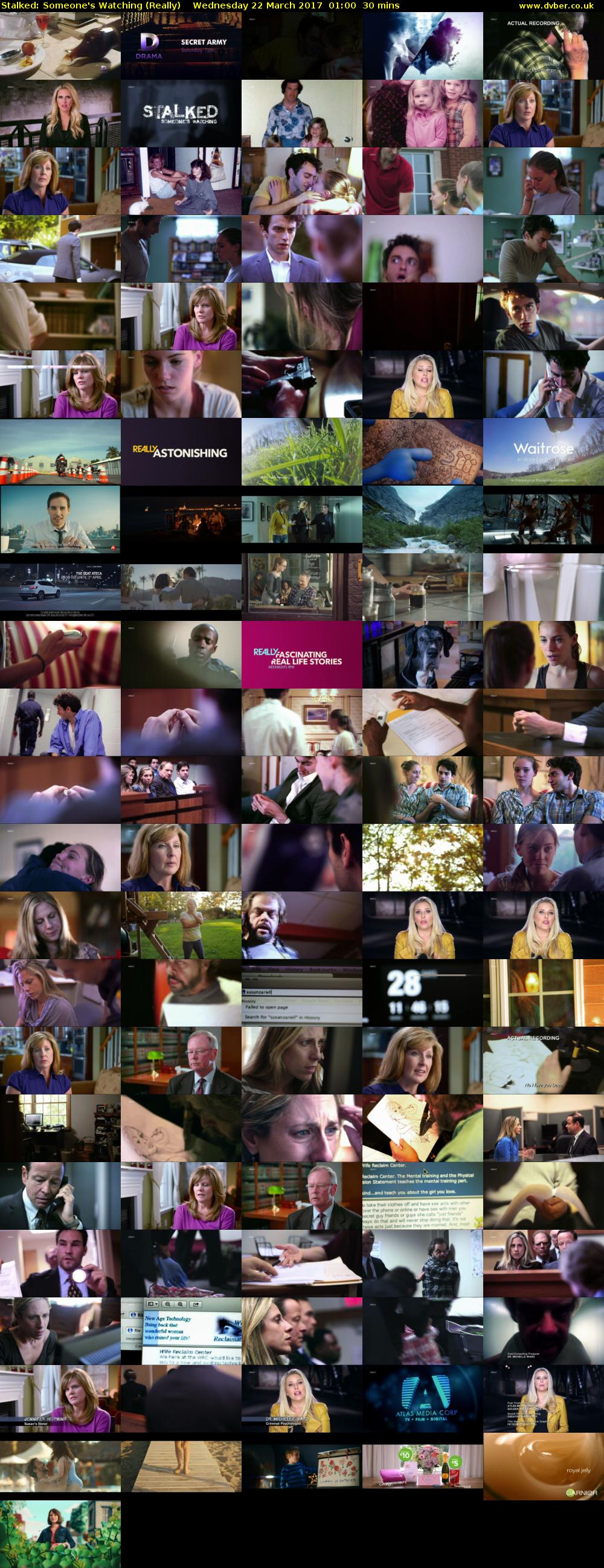Stalked: Someone's Watching (Really) Wednesday 22 March 2017 01:00 - 01:30