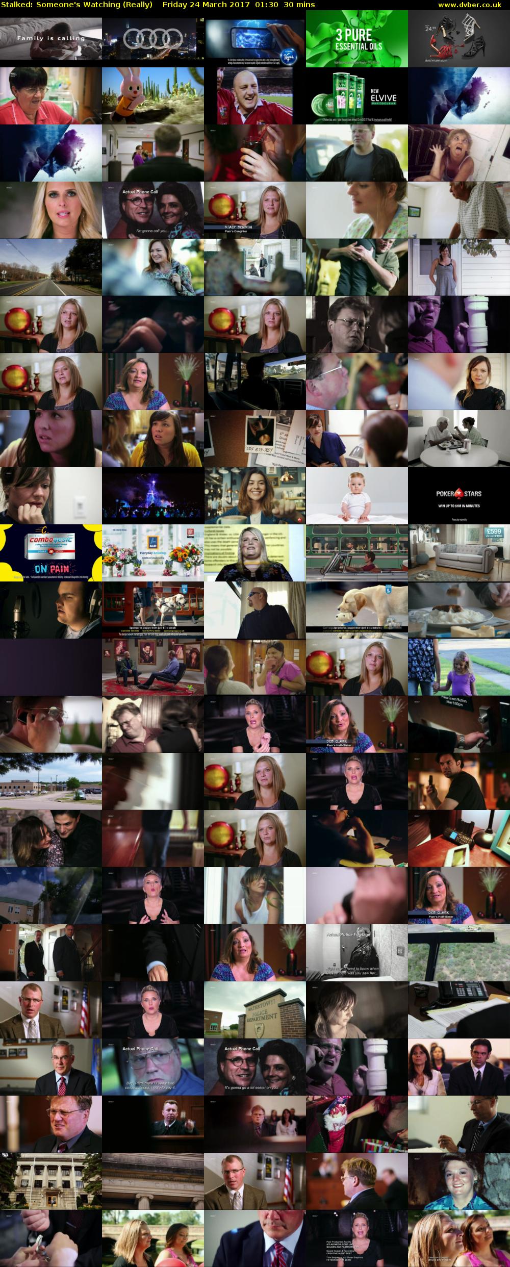 Stalked: Someone's Watching (Really) Friday 24 March 2017 01:30 - 02:00