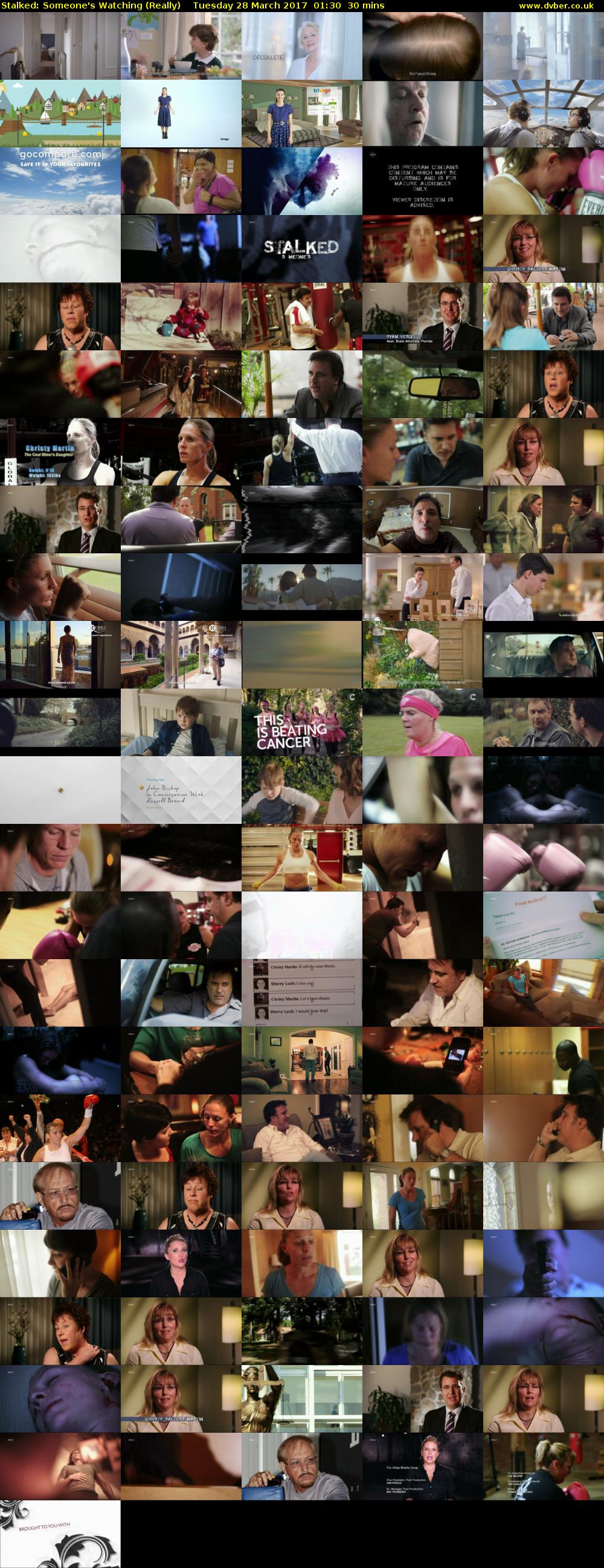 Stalked: Someone's Watching (Really) Tuesday 28 March 2017 01:30 - 02:00