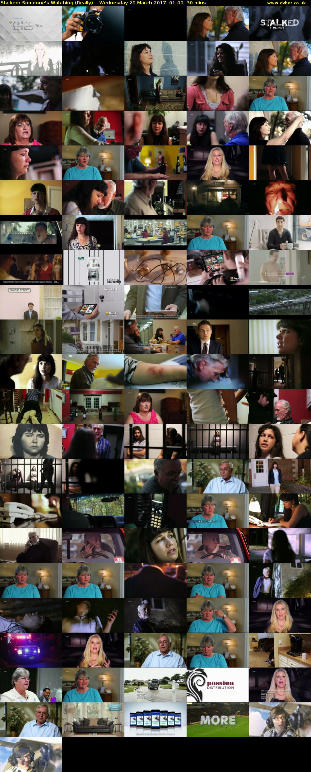 Stalked: Someone's Watching (Really) Wednesday 29 March 2017 01:00 - 01:30