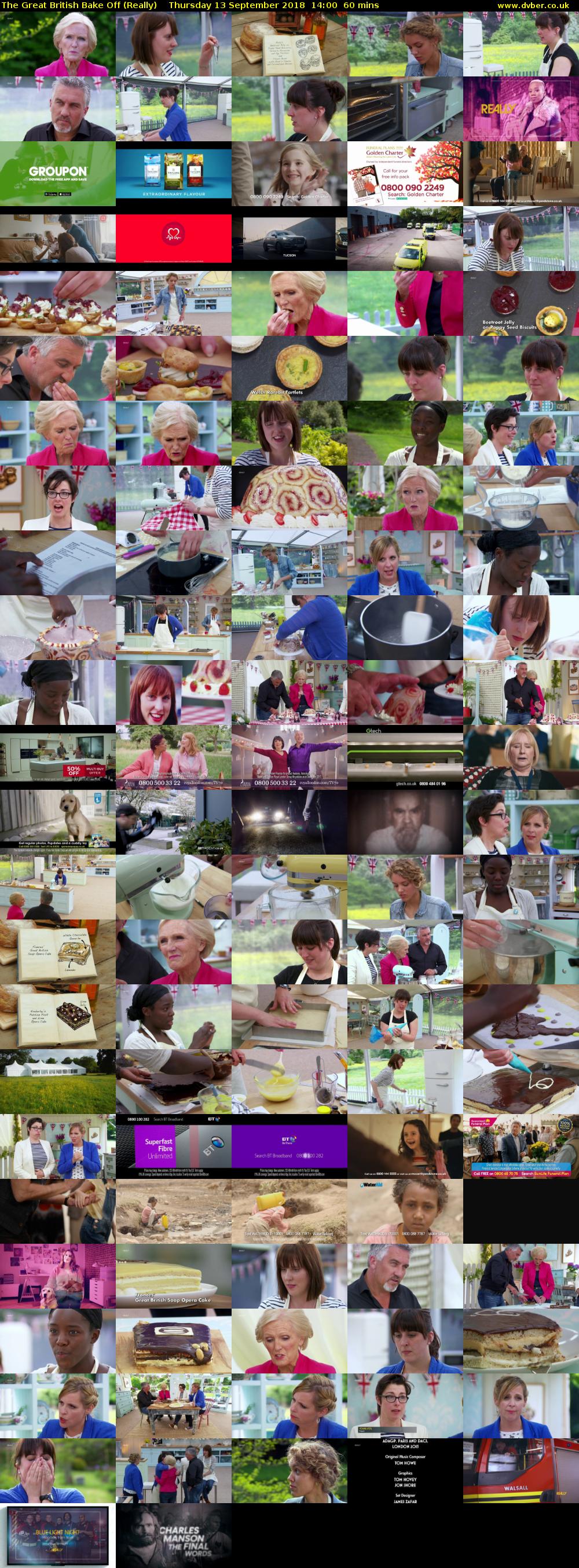 The Great British Bake Off (Really) Thursday 13 September 2018 14:00 - 15:00