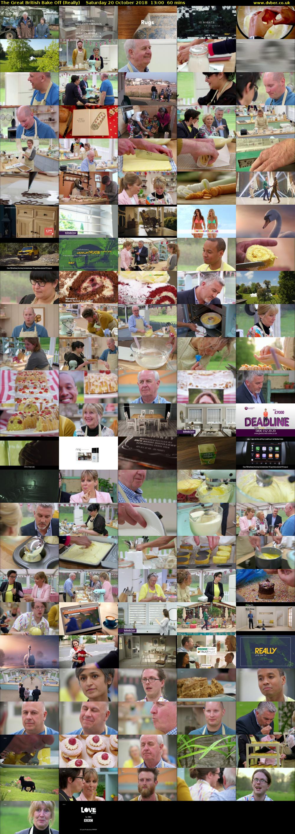 The Great British Bake Off (Really) Saturday 20 October 2018 13:00 - 14:00