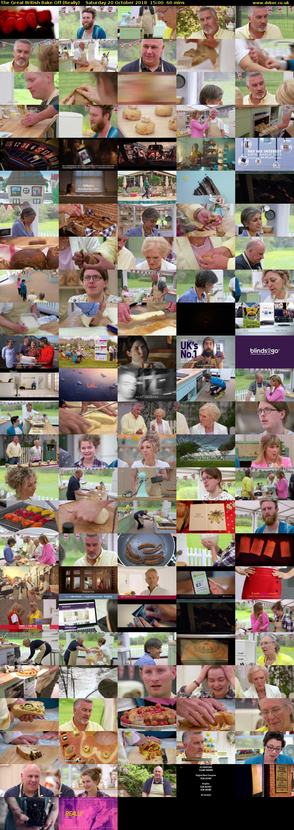 The Great British Bake Off (Really) Saturday 20 October 2018 15:00 - 16:00