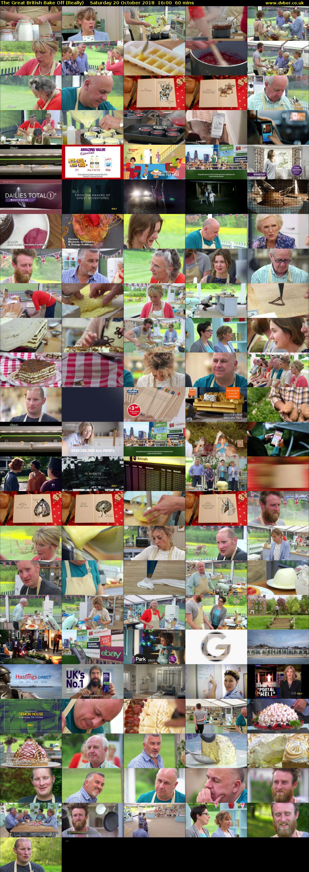 The Great British Bake Off (Really) Saturday 20 October 2018 16:00 - 17:00