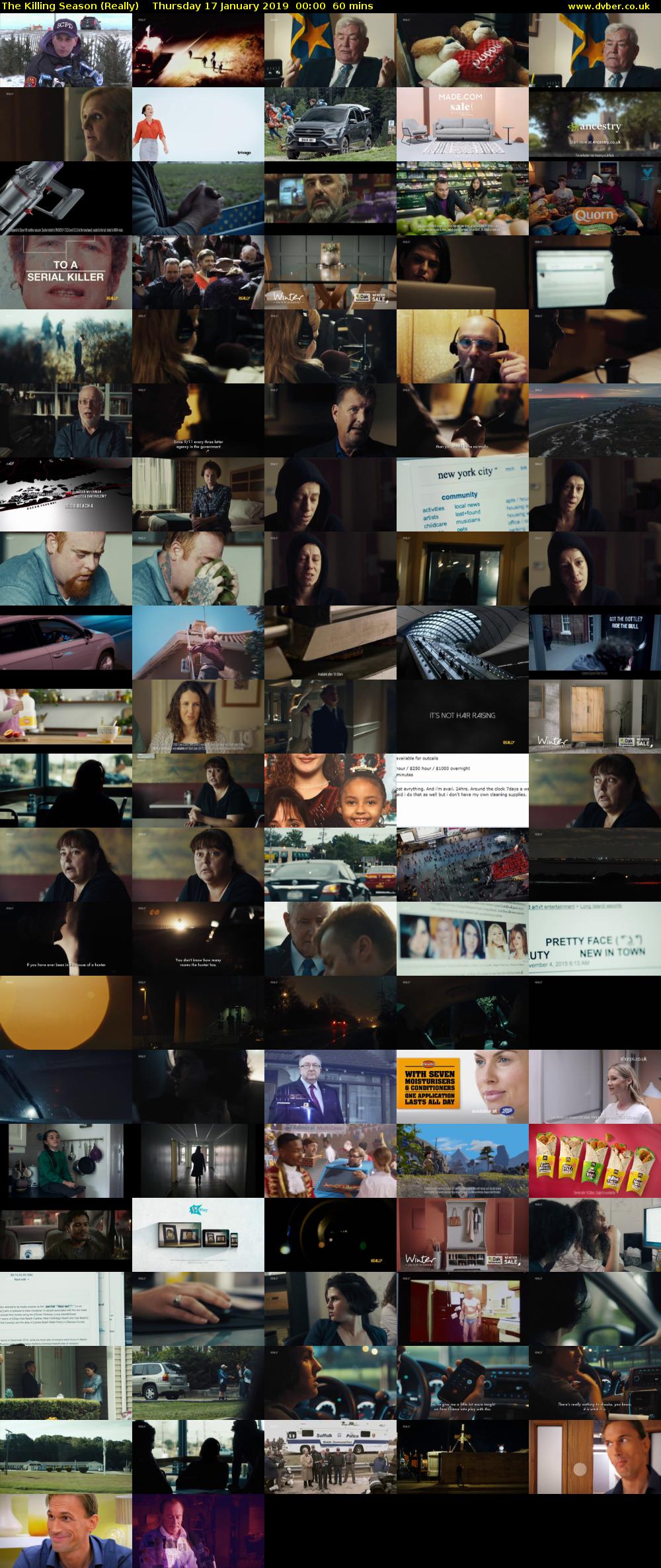 The Killing Season (Really) Thursday 17 January 2019 00:00 - 01:00