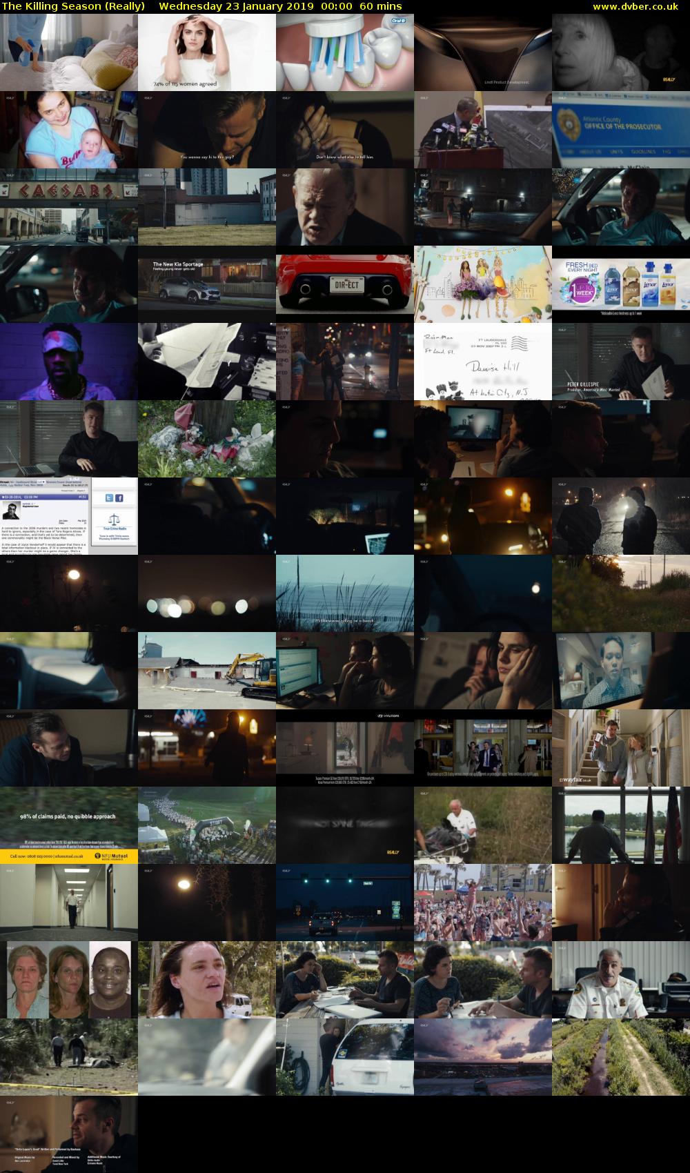 The Killing Season (Really) Wednesday 23 January 2019 00:00 - 01:00