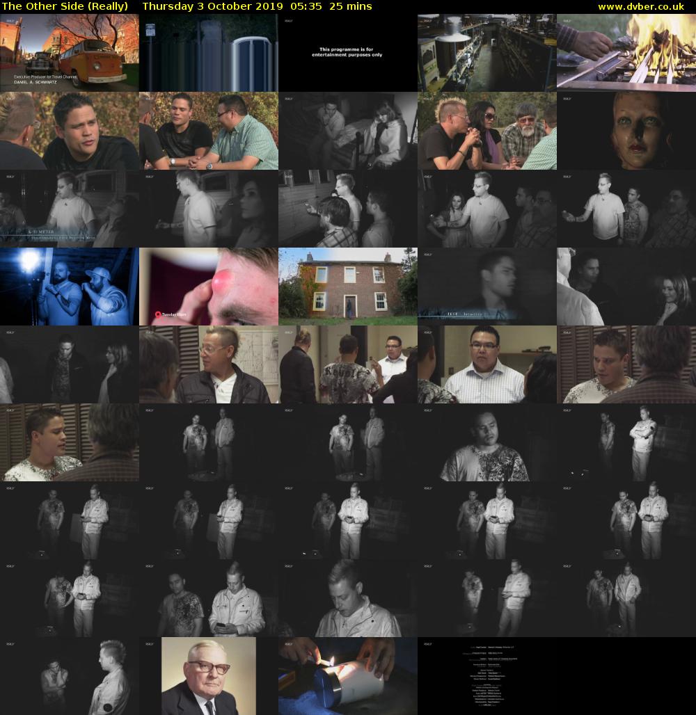 The Other Side (Really) Thursday 3 October 2019 05:35 - 06:00