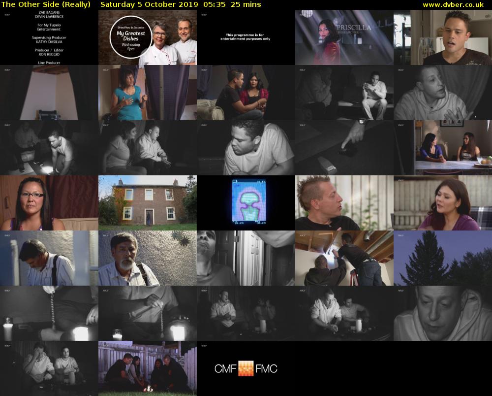 The Other Side (Really) Saturday 5 October 2019 05:35 - 06:00