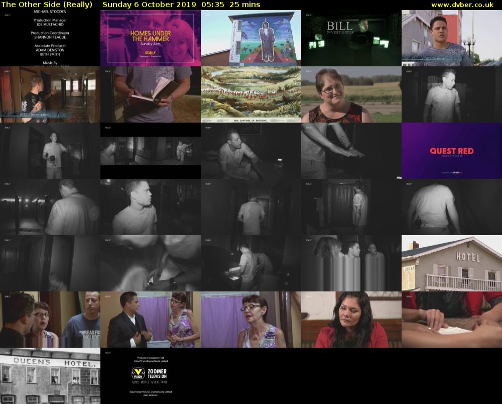 The Other Side (Really) Sunday 6 October 2019 05:35 - 06:00