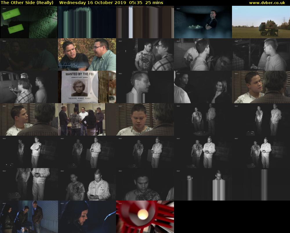 The Other Side (Really) Wednesday 16 October 2019 05:35 - 06:00