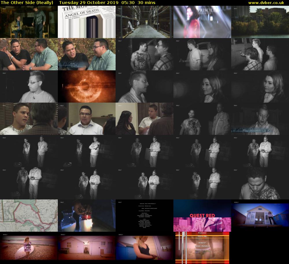 The Other Side (Really) Tuesday 29 October 2019 05:30 - 06:00