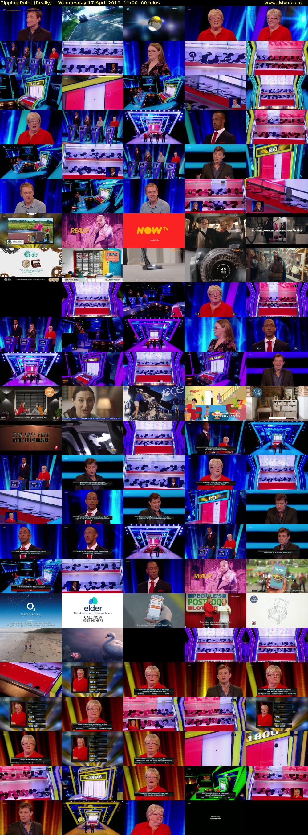 Tipping Point (Really) Wednesday 17 April 2019 11:00 - 12:00