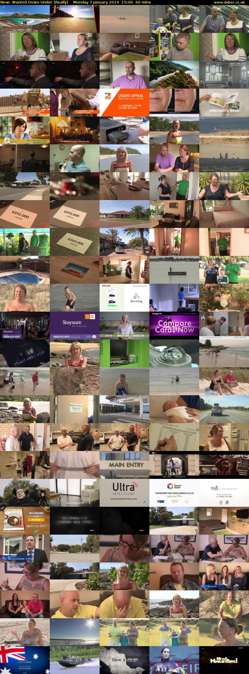 Wanted Down Under (Really) Monday 7 January 2019 15:00 - 16:00