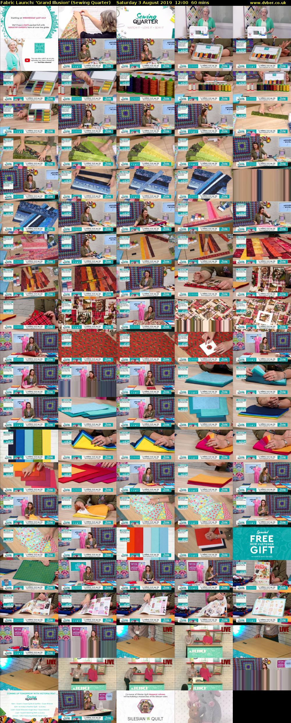 Fabric Launch: 'Grand Illusion' (Sewing Quarter) Saturday 3 August 2019 12:00 - 13:00