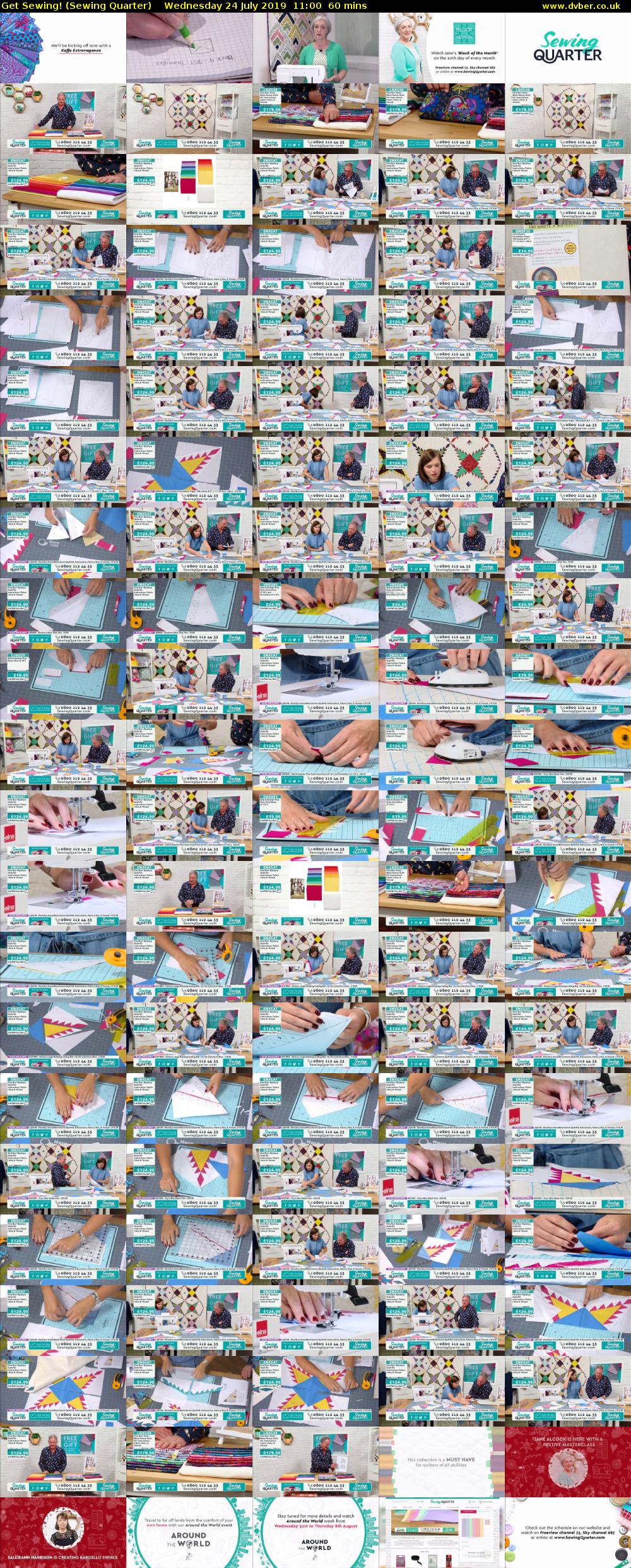 Get Sewing! (Sewing Quarter) Wednesday 24 July 2019 11:00 - 12:00