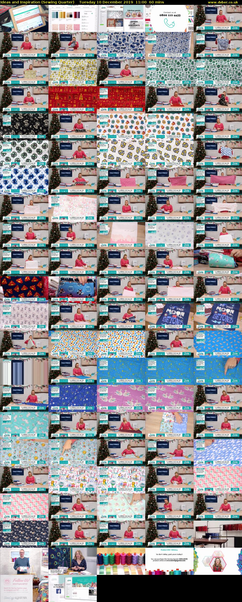 Ideas and Inspiration (Sewing Quarter) Tuesday 10 December 2019 11:00 - 12:00