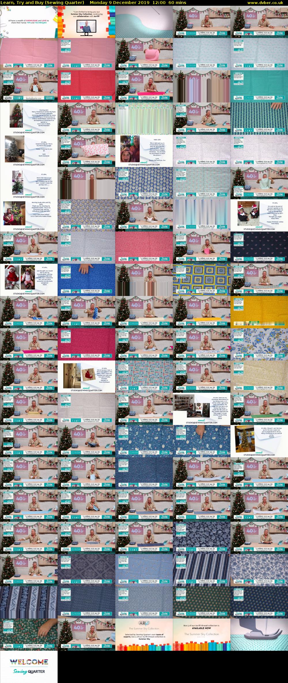 Learn, Try and Buy (Sewing Quarter) Monday 9 December 2019 12:00 - 13:00