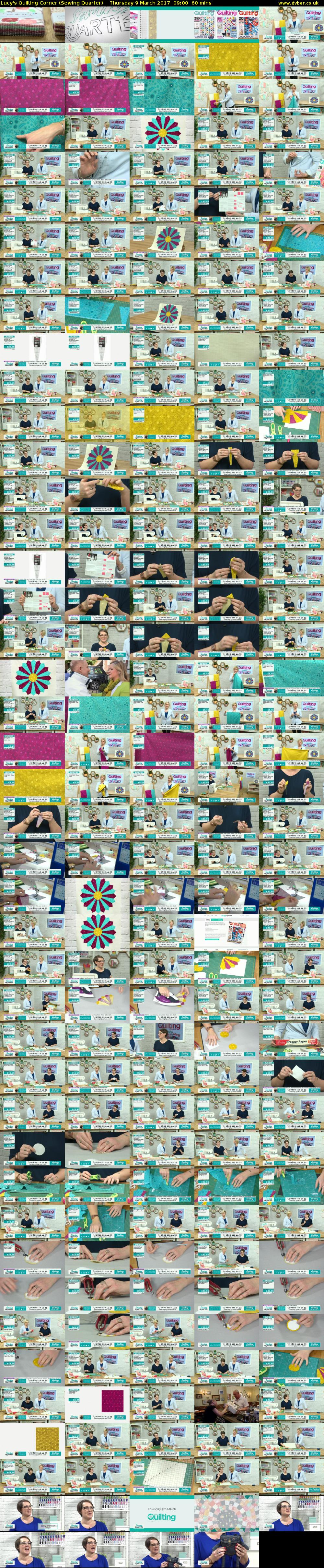 Lucy's Quilting Corner (Sewing Quarter) Thursday 9 March 2017 09:00 - 10:00