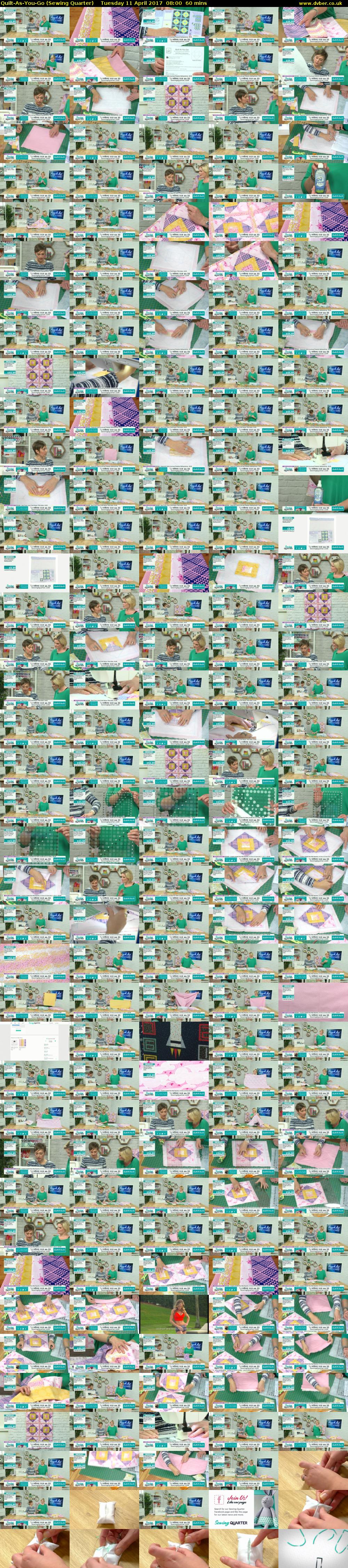 Quilt-As-You-Go (Sewing Quarter) Tuesday 11 April 2017 08:00 - 09:00