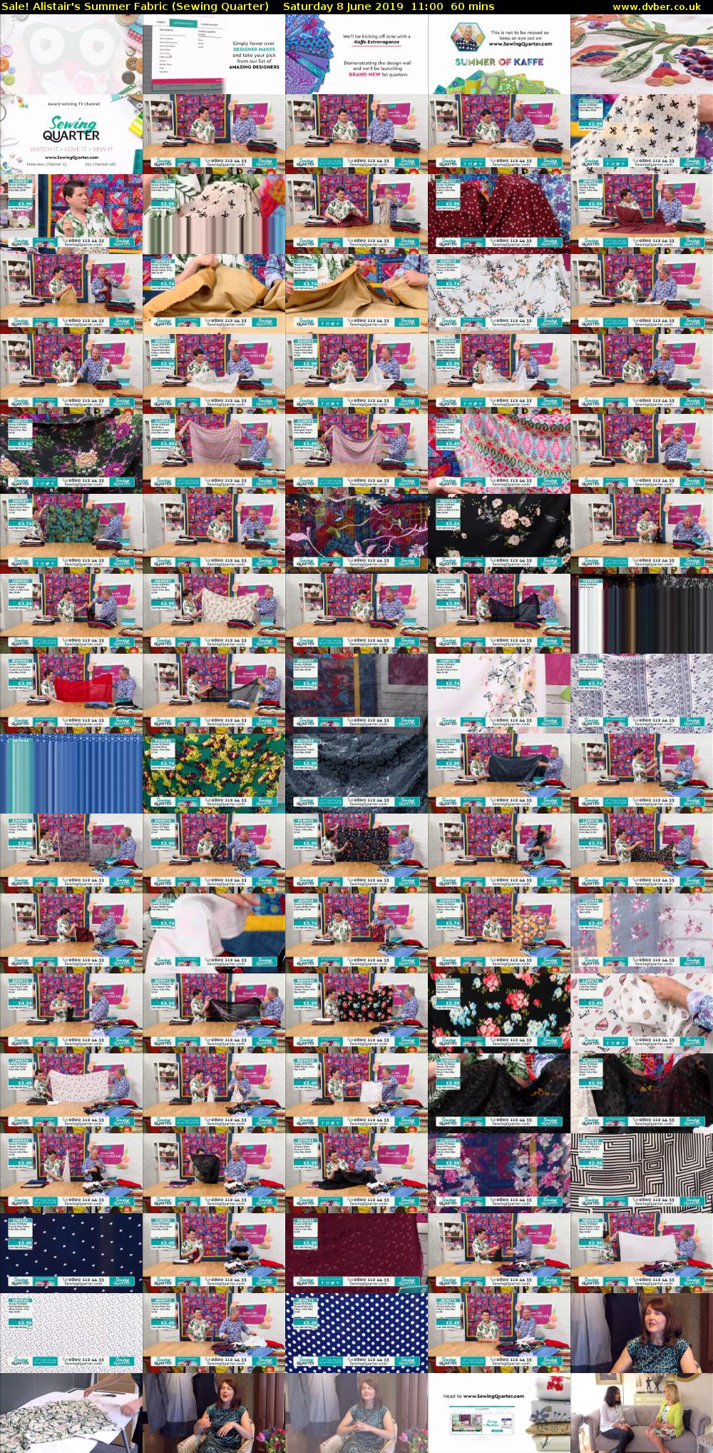 Sale! Alistair's Summer Fabric (Sewing Quarter) Saturday 8 June 2019 11:00 - 12:00