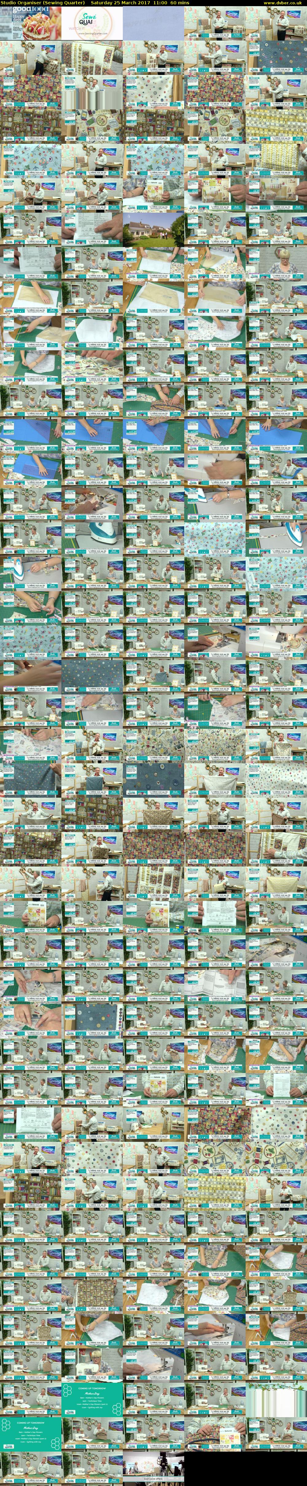 Studio Organiser (Sewing Quarter) Saturday 25 March 2017 11:00 - 12:00