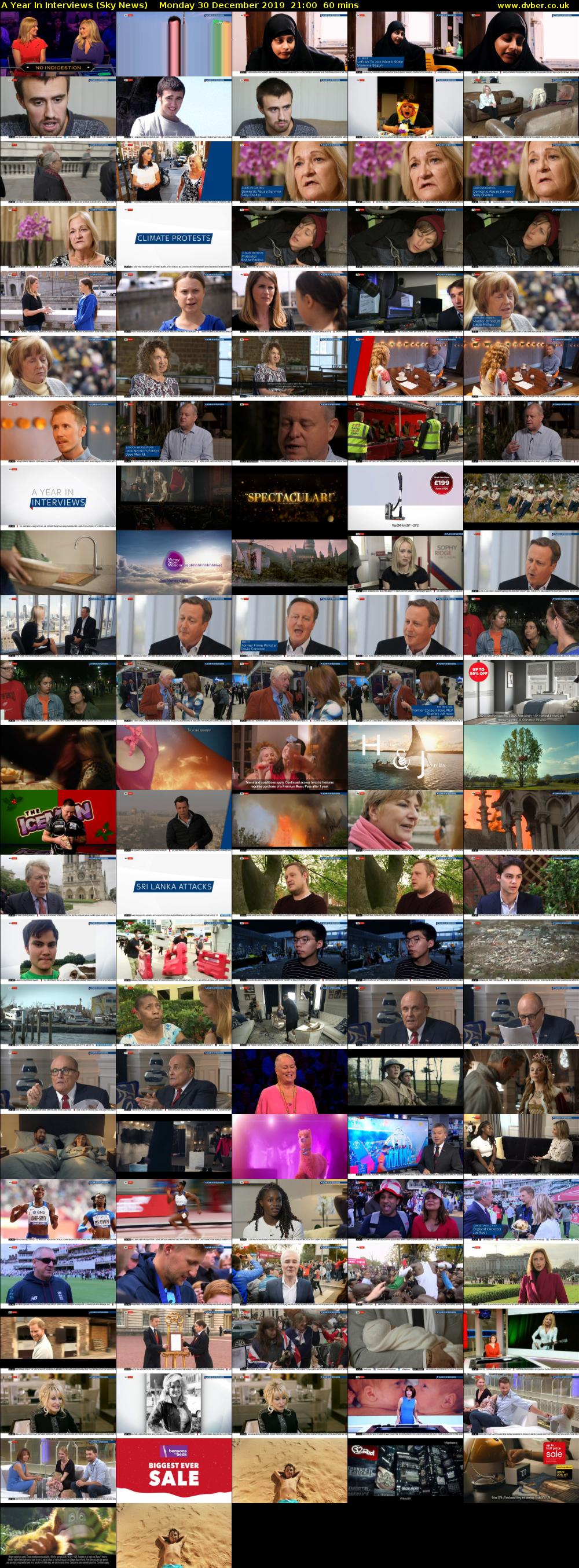 A Year In Interviews (Sky News) Monday 30 December 2019 21:00 - 22:00