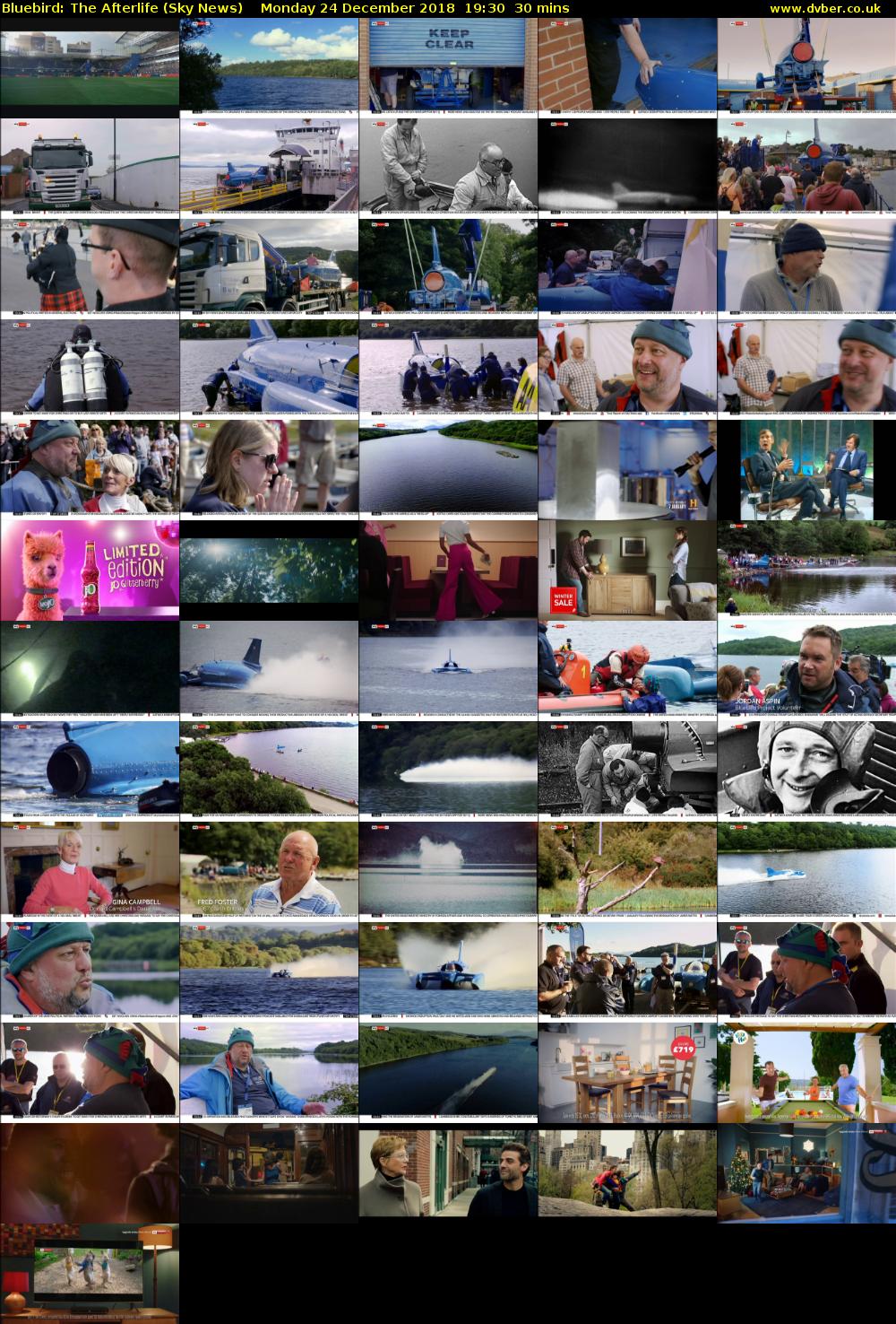 Bluebird: The Afterlife (Sky News) Monday 24 December 2018 19:30 - 20:00