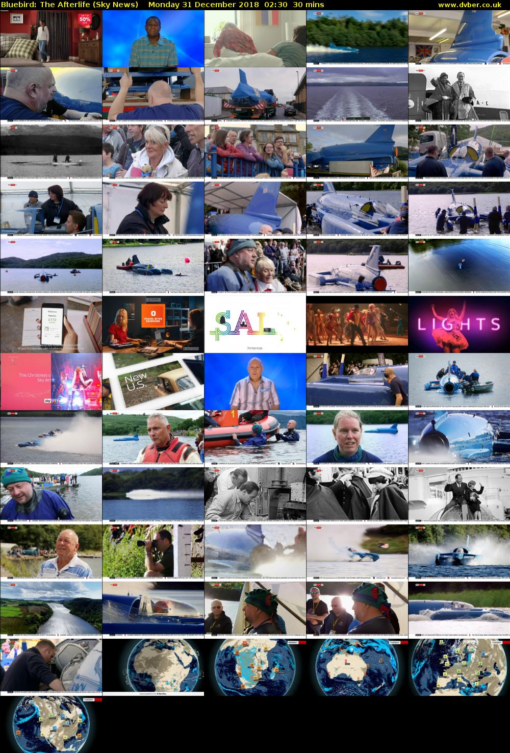 Bluebird: The Afterlife (Sky News) Monday 31 December 2018 02:30 - 03:00