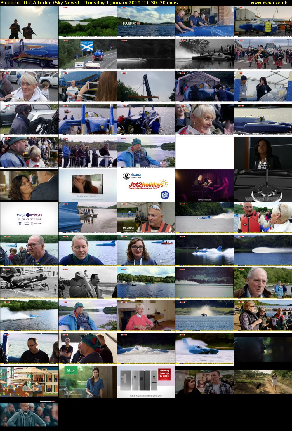 Bluebird: The Afterlife (Sky News) Tuesday 1 January 2019 11:30 - 12:00