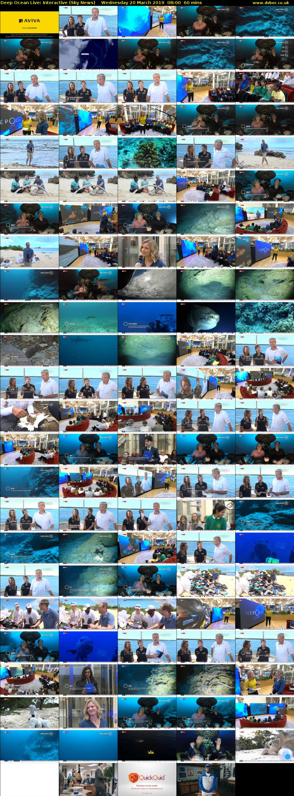 Deep Ocean Live: Interactive (Sky News) Wednesday 20 March 2019 08:00 - 09:00