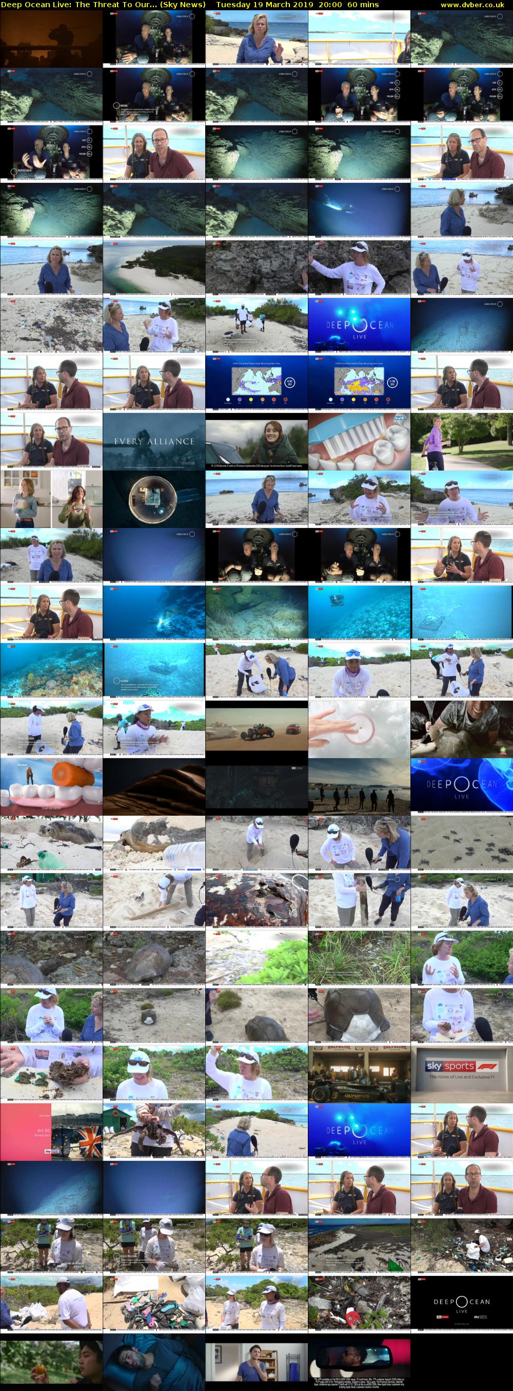 Deep Ocean Live: The Threat To Our... (Sky News) Tuesday 19 March 2019 20:00 - 21:00