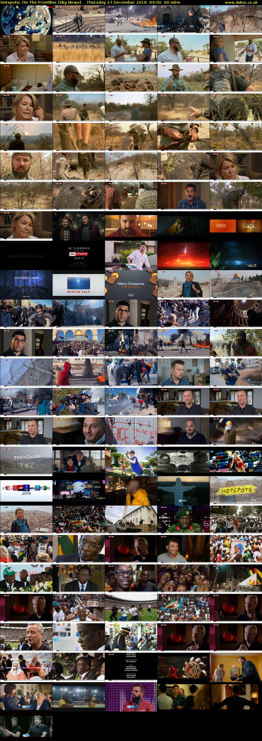 Hotspots: On The Frontline (Sky News) Thursday 27 December 2018 04:00 - 05:00