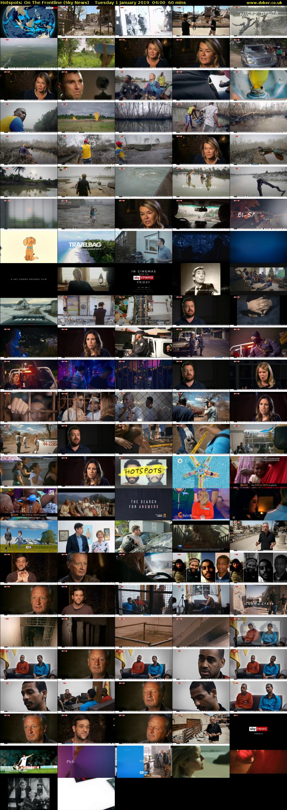 Hotspots: On The Frontline (Sky News) Tuesday 1 January 2019 04:00 - 05:00