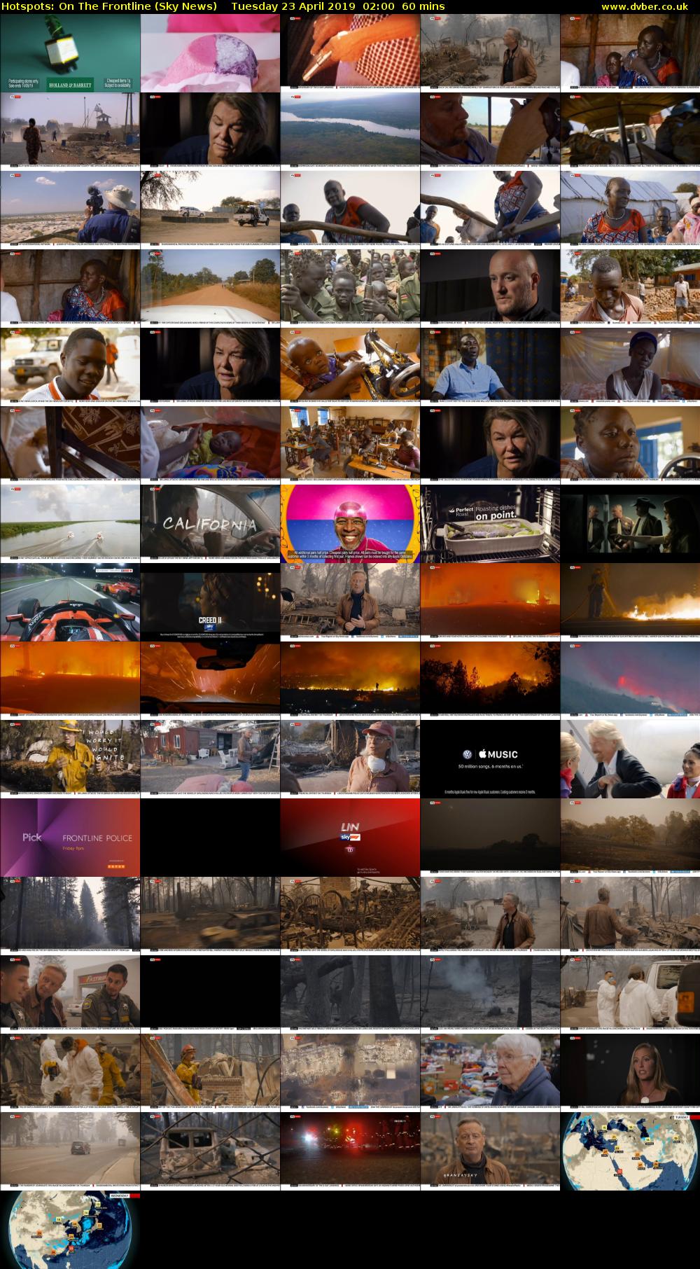 Hotspots: On The Frontline (Sky News) Tuesday 23 April 2019 02:00 - 03:00