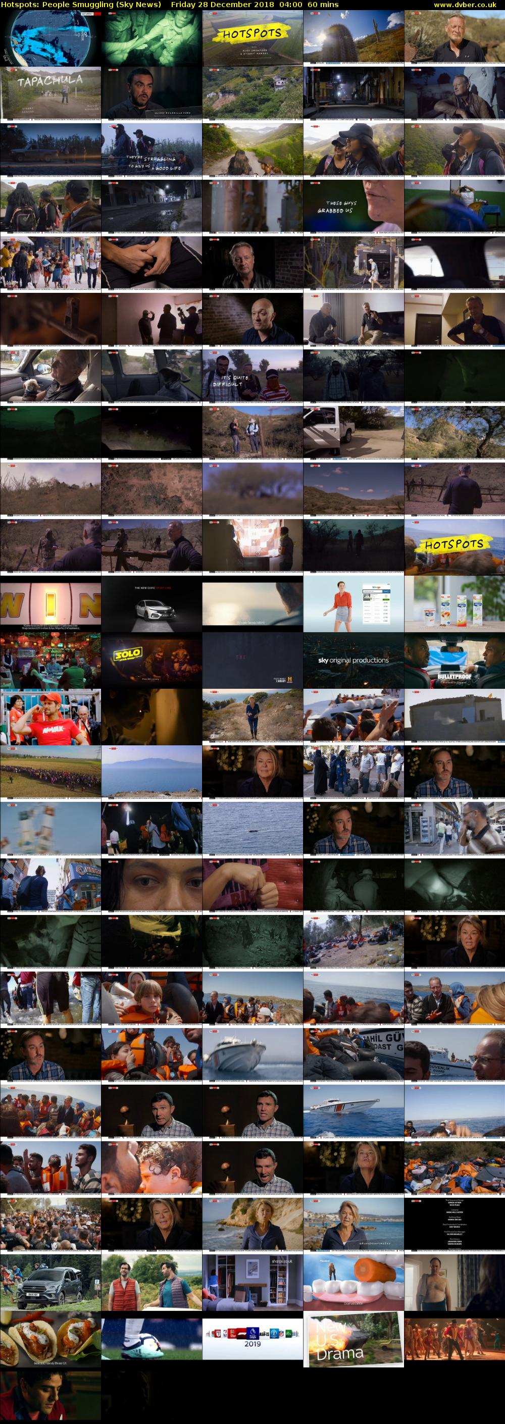 Hotspots: People Smuggling (Sky News) Friday 28 December 2018 04:00 - 05:00