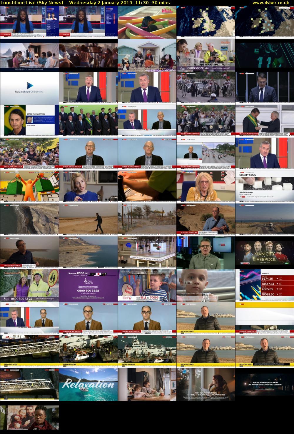 Lunchtime Live (Sky News) Wednesday 2 January 2019 11:30 - 12:00