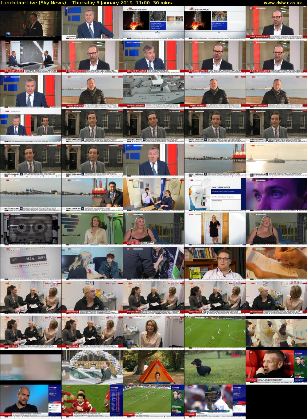 Lunchtime Live (Sky News) Thursday 3 January 2019 11:00 - 11:30