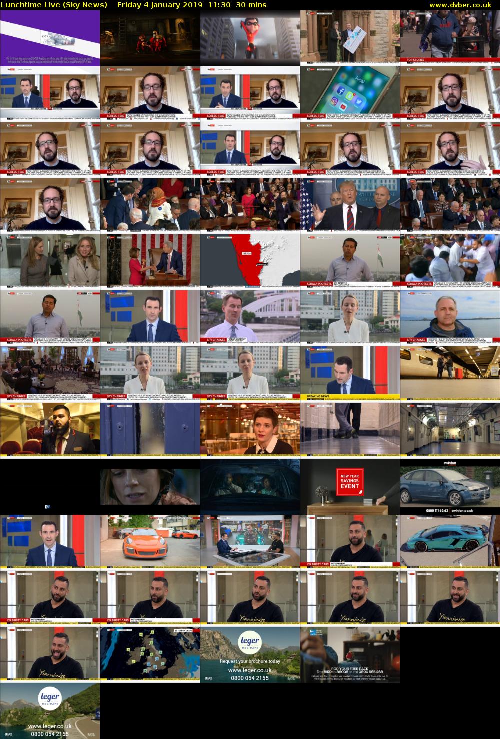 Lunchtime Live (Sky News) Friday 4 January 2019 11:30 - 12:00