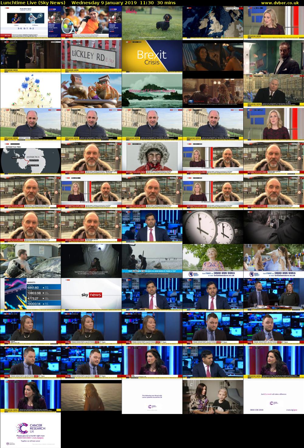 Lunchtime Live (Sky News) Wednesday 9 January 2019 11:30 - 12:00