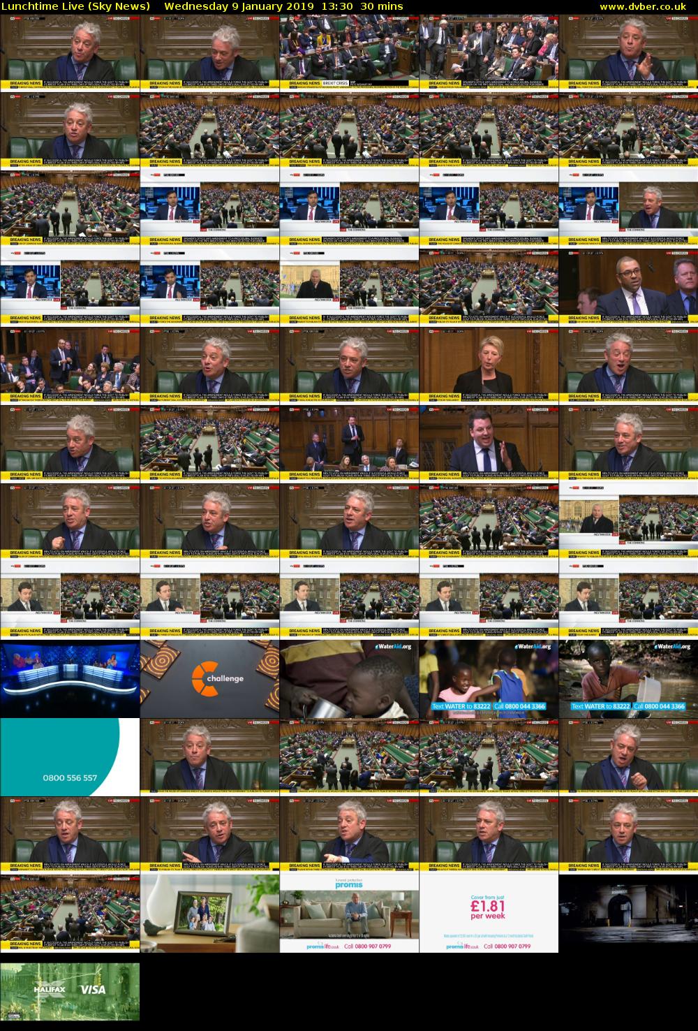 Lunchtime Live (Sky News) Wednesday 9 January 2019 13:30 - 14:00