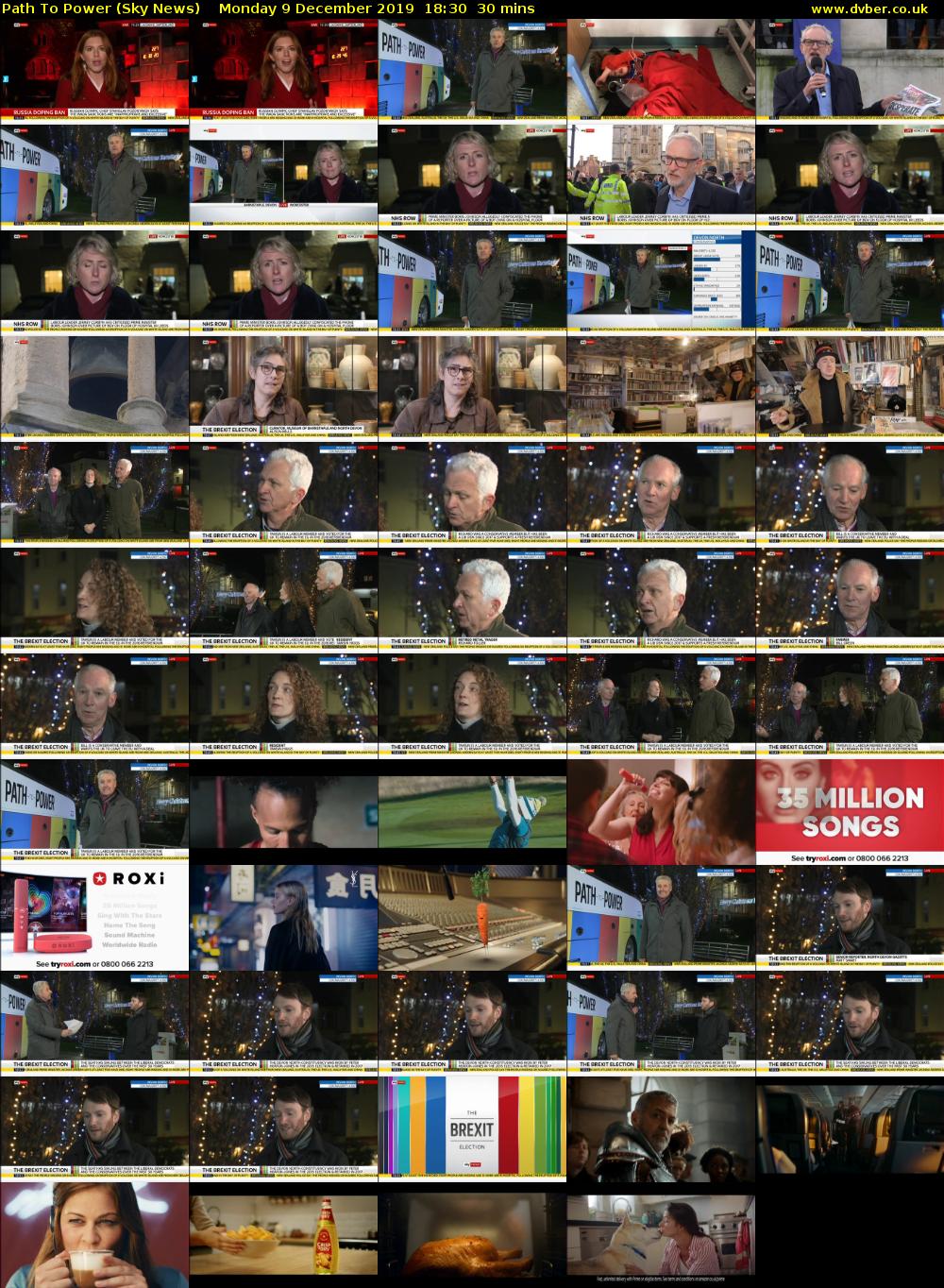 Path To Power (Sky News) Monday 9 December 2019 18:30 - 19:00