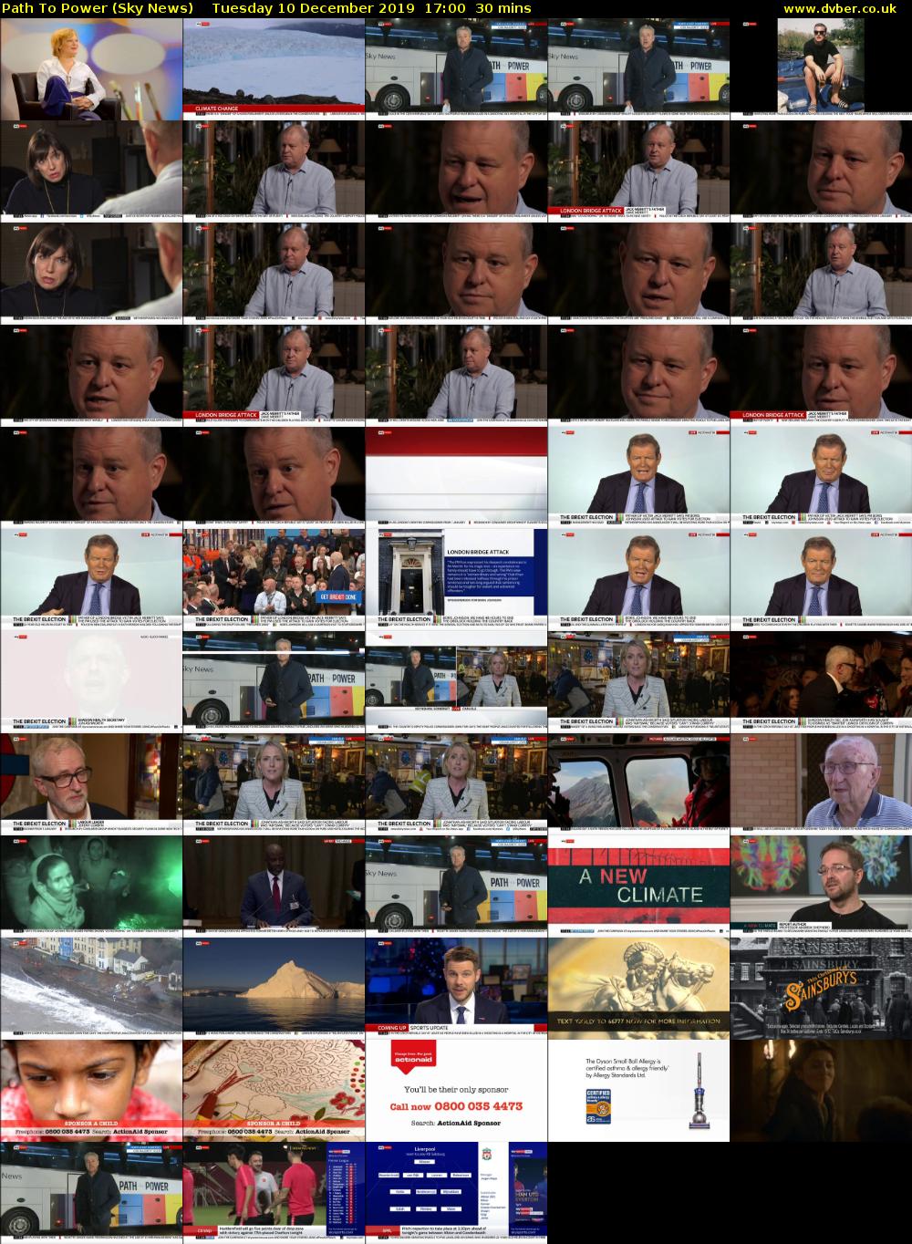 Path To Power (Sky News) Tuesday 10 December 2019 17:00 - 17:30