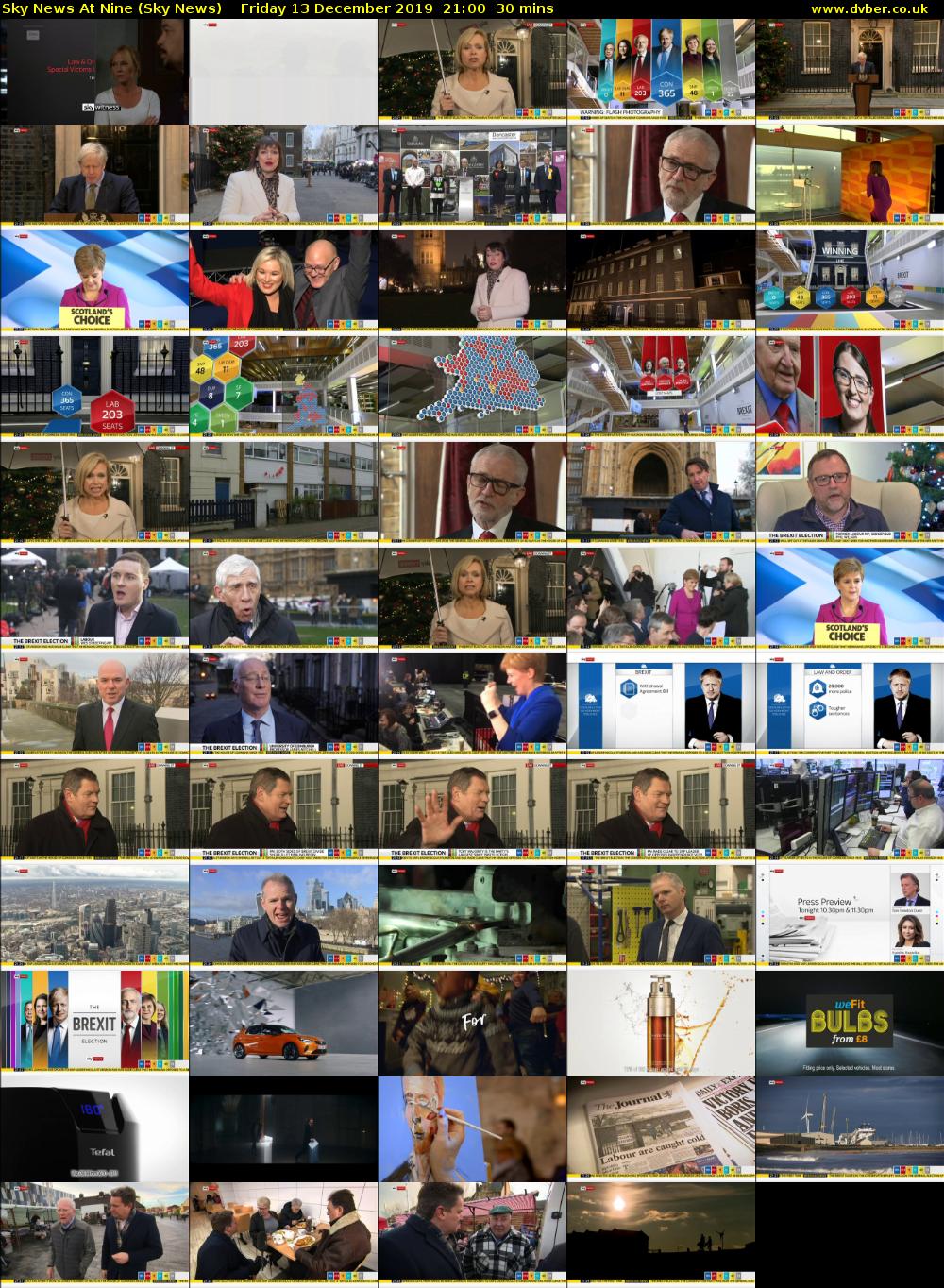 Sky News At Nine (Sky News) Friday 13 December 2019 21:00 - 21:30