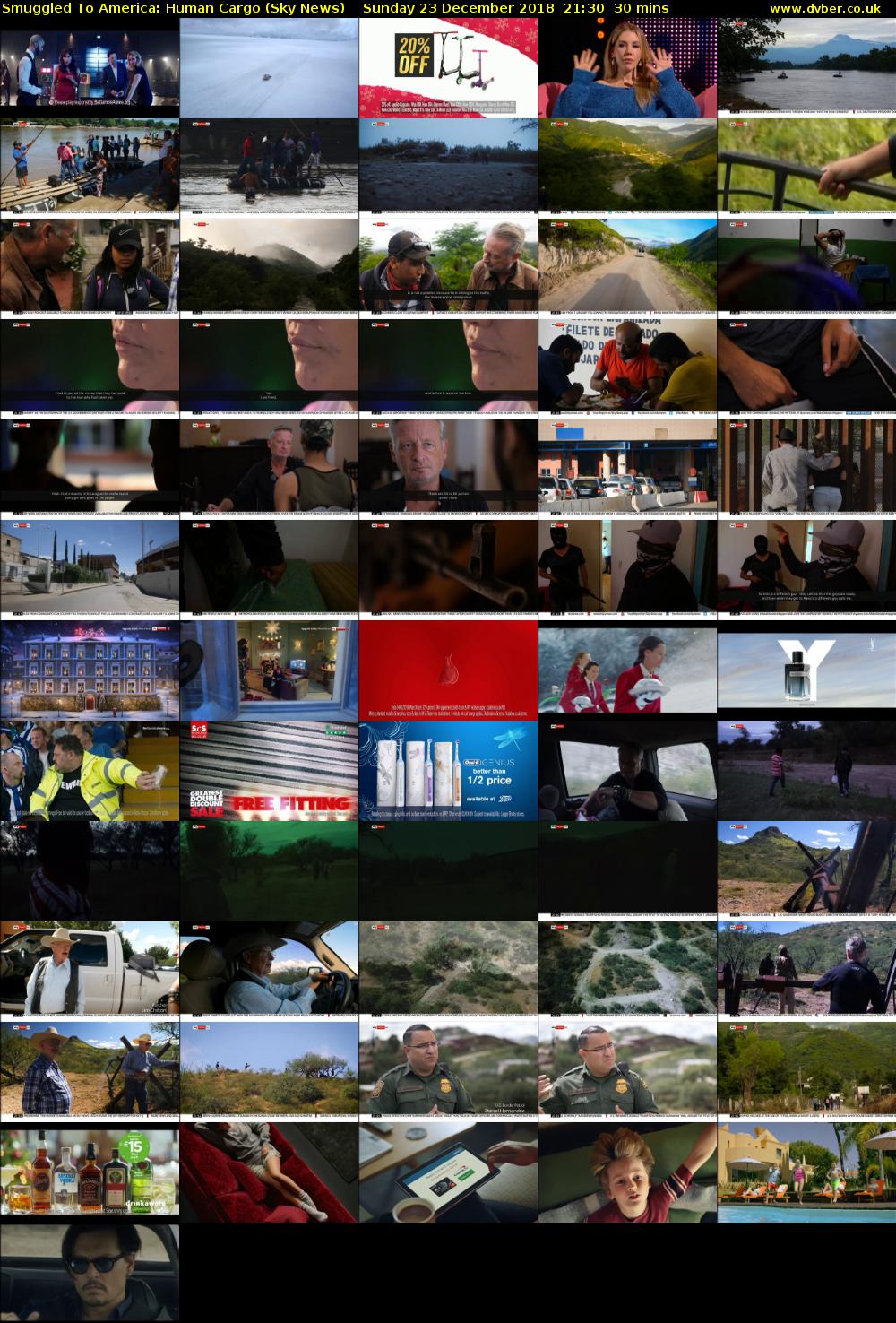 Smuggled To America: Human Cargo (Sky News) Sunday 23 December 2018 21:30 - 22:00