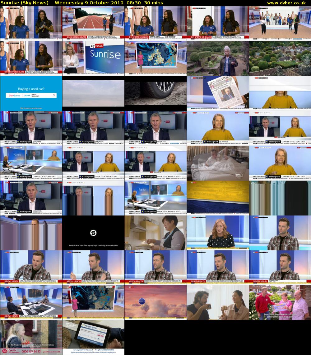 Sunrise (Sky News) Wednesday 9 October 2019 08:30 - 09:00