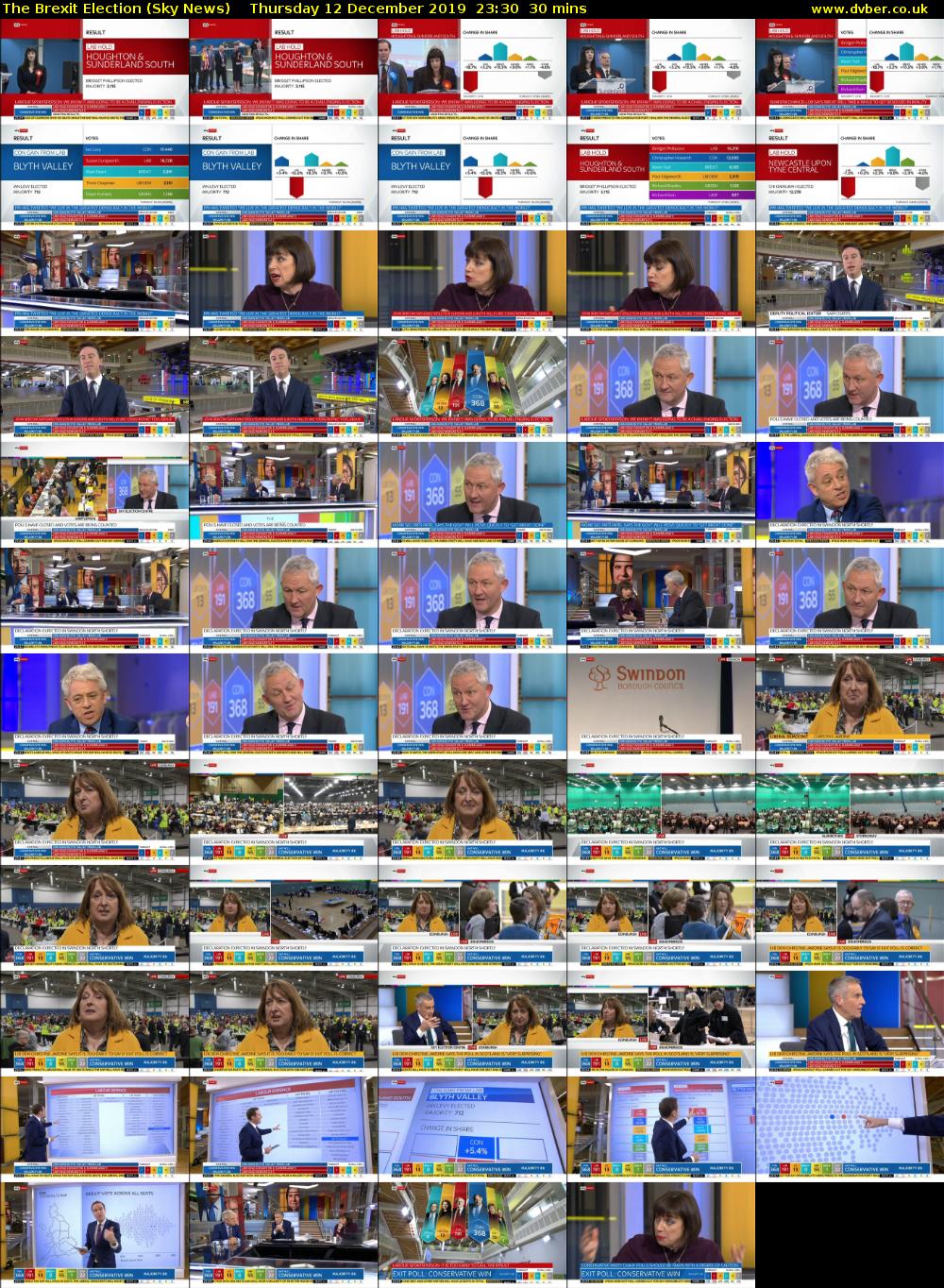The Brexit Election (Sky News) Thursday 12 December 2019 23:30 - 00:00