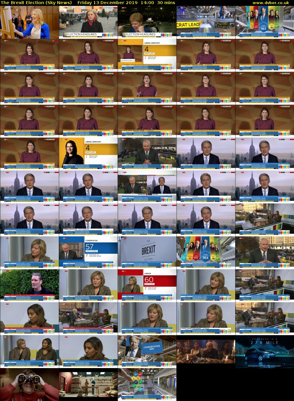 The Brexit Election (Sky News) Friday 13 December 2019 14:00 - 14:30