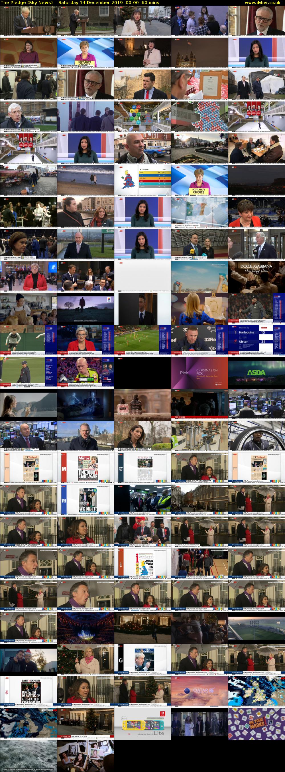 The Pledge (Sky News) Saturday 14 December 2019 00:00 - 01:00